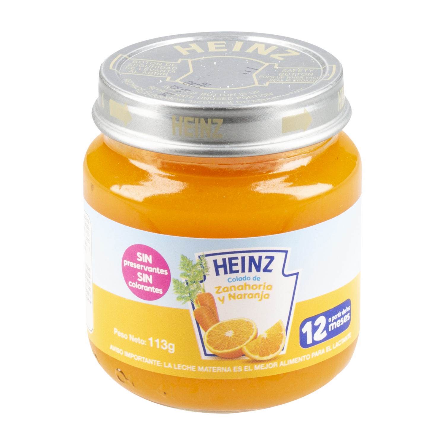 Compota Zanahoria Y Naranjilla HEINZ 113 g
