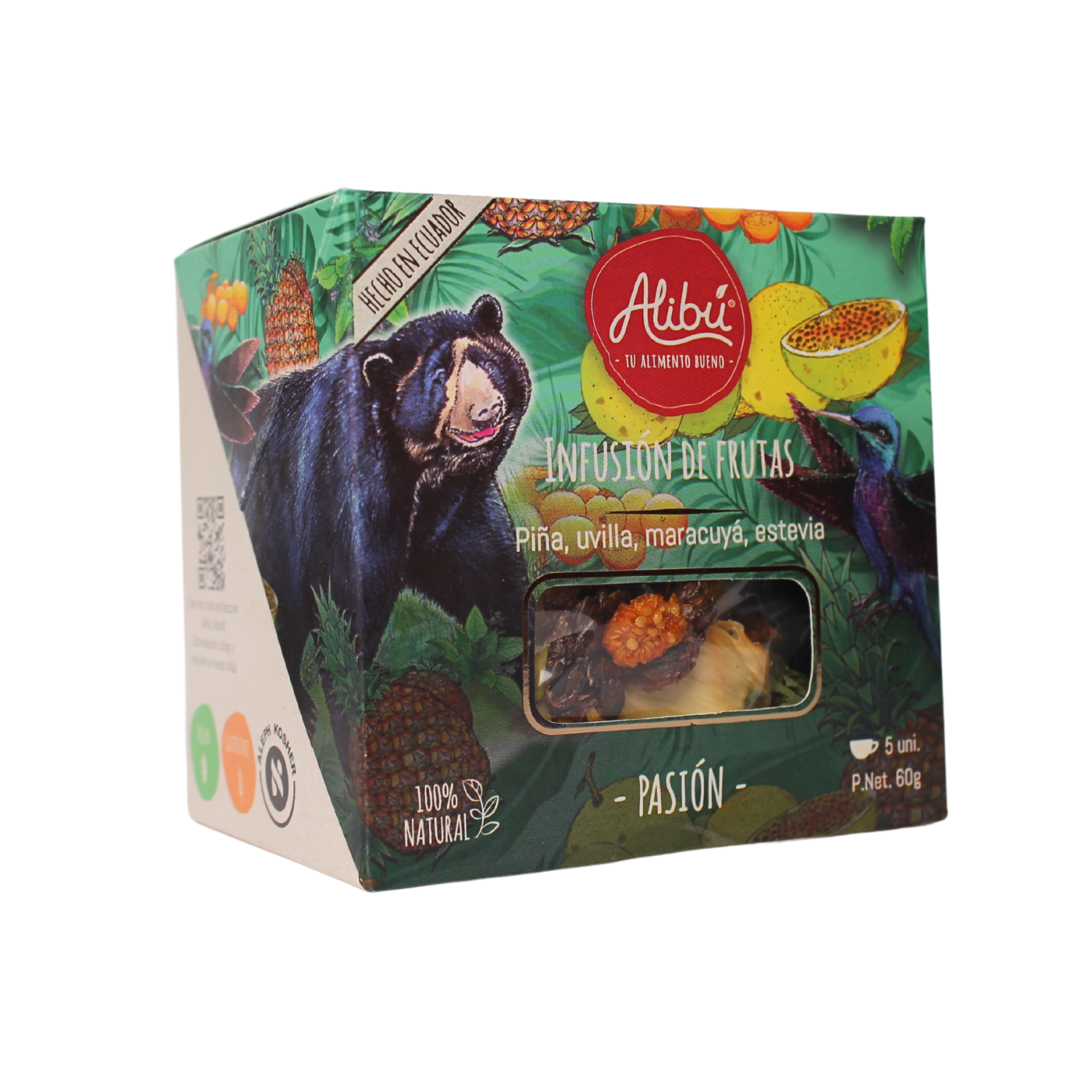 Infusión De Frutas Deshidratadas Pasión ALIBU 60 G