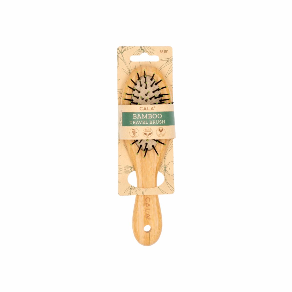 Cepillo De Cabello Bamboo Travel Hair Brush CALA 1 U