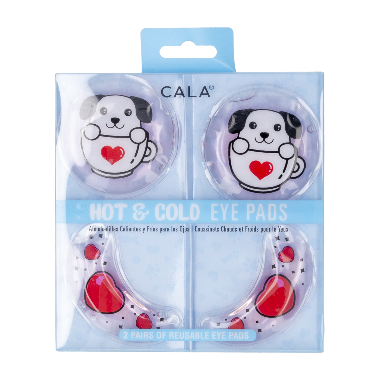 Mascarilla Para Ojos Caliente Y Frio Diseño Puppy Love CALA Unidad