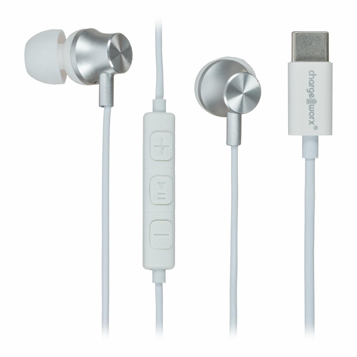 Audífonos USB-C CX9038SL CHARGE WORX Con Cable