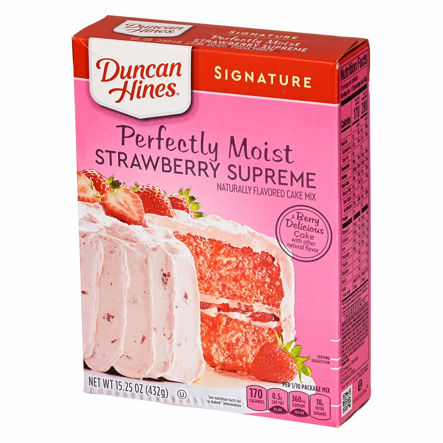 Premezcla Para Pastel De Fresa DUNCAN HINES 432 G