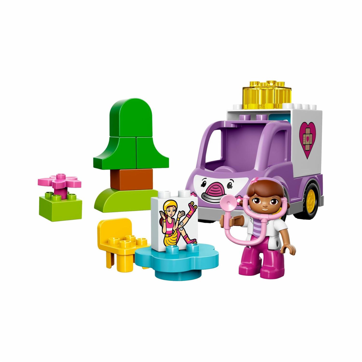 Bloques De Armar Ambulancia De La Doctora Juguetes LEGO DUPLO 16 Piezas