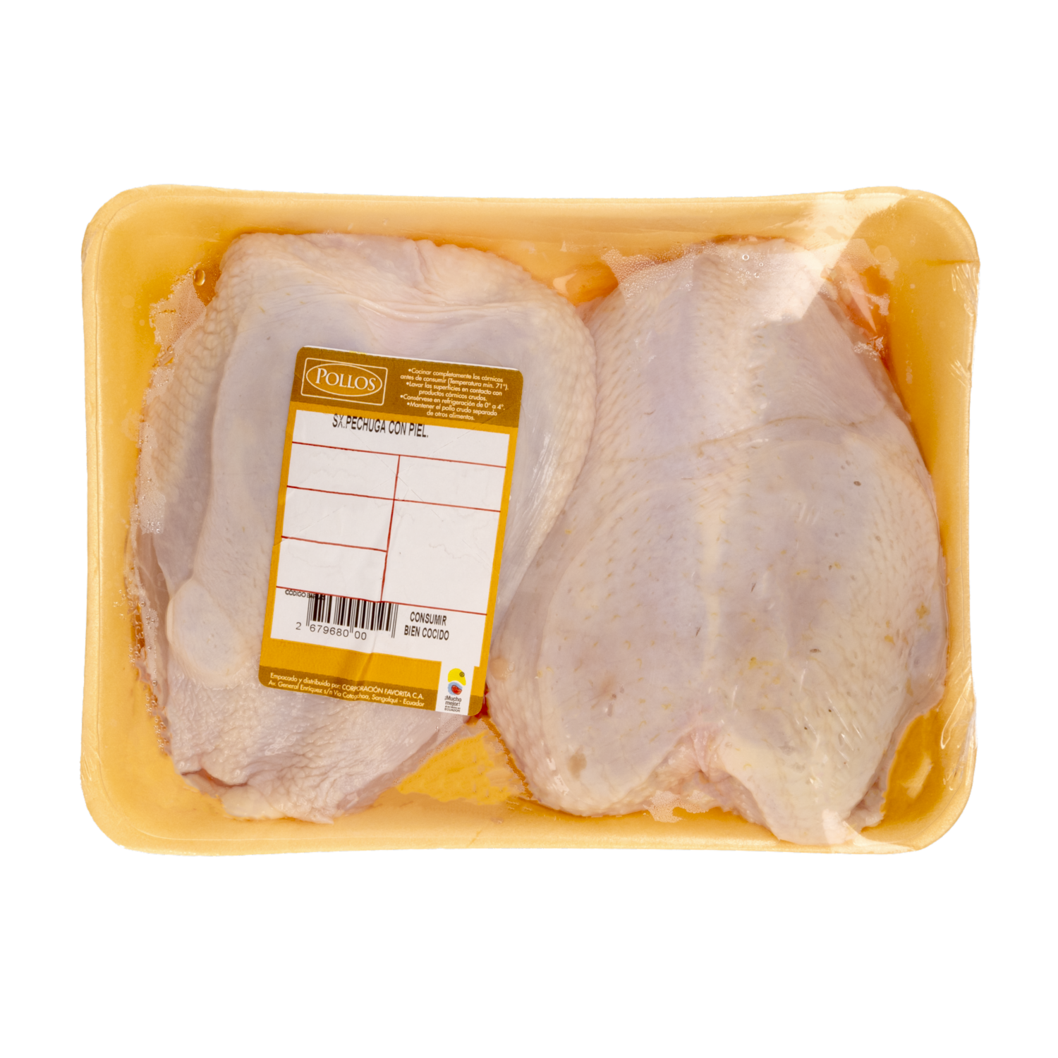 Pechuga De Pollo Con Piel. SUPERMAXI Al Peso
