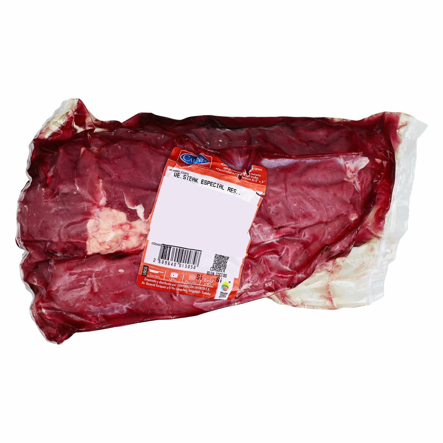 Carne Steak Especial de Res SUPERCARNES Al Peso