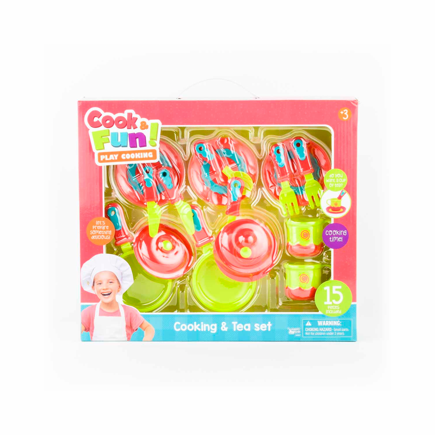 Set De Juego Cocina Con Té COOK & FUN! 15 Piezas