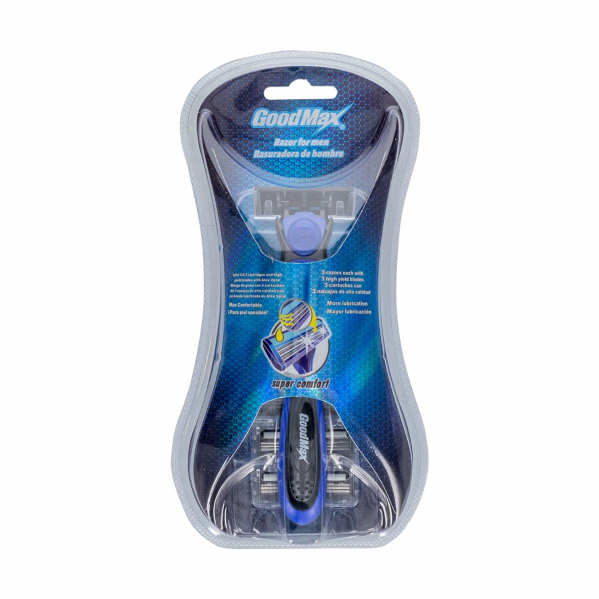 Afeitadora Desechable Max 2 Ultragrip GOODMAX X 3 Uds