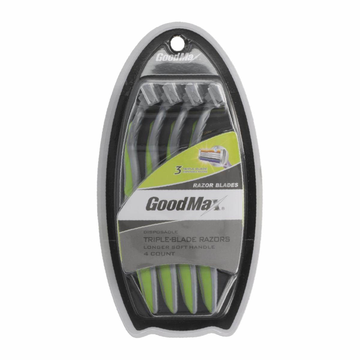 Afeitadora Desechable Max 2 Ultragrip GOODMAX X 4 Uds