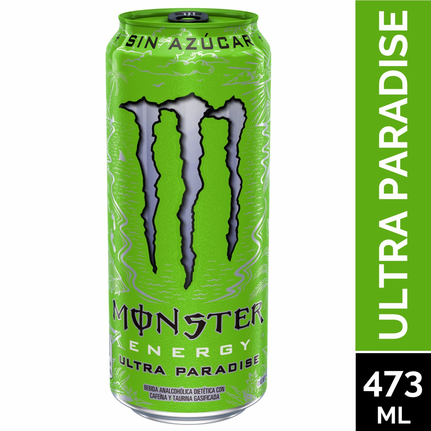 Bebida Energizante Ultra Paradise Sin Azúcar MONSTER 473 Ml