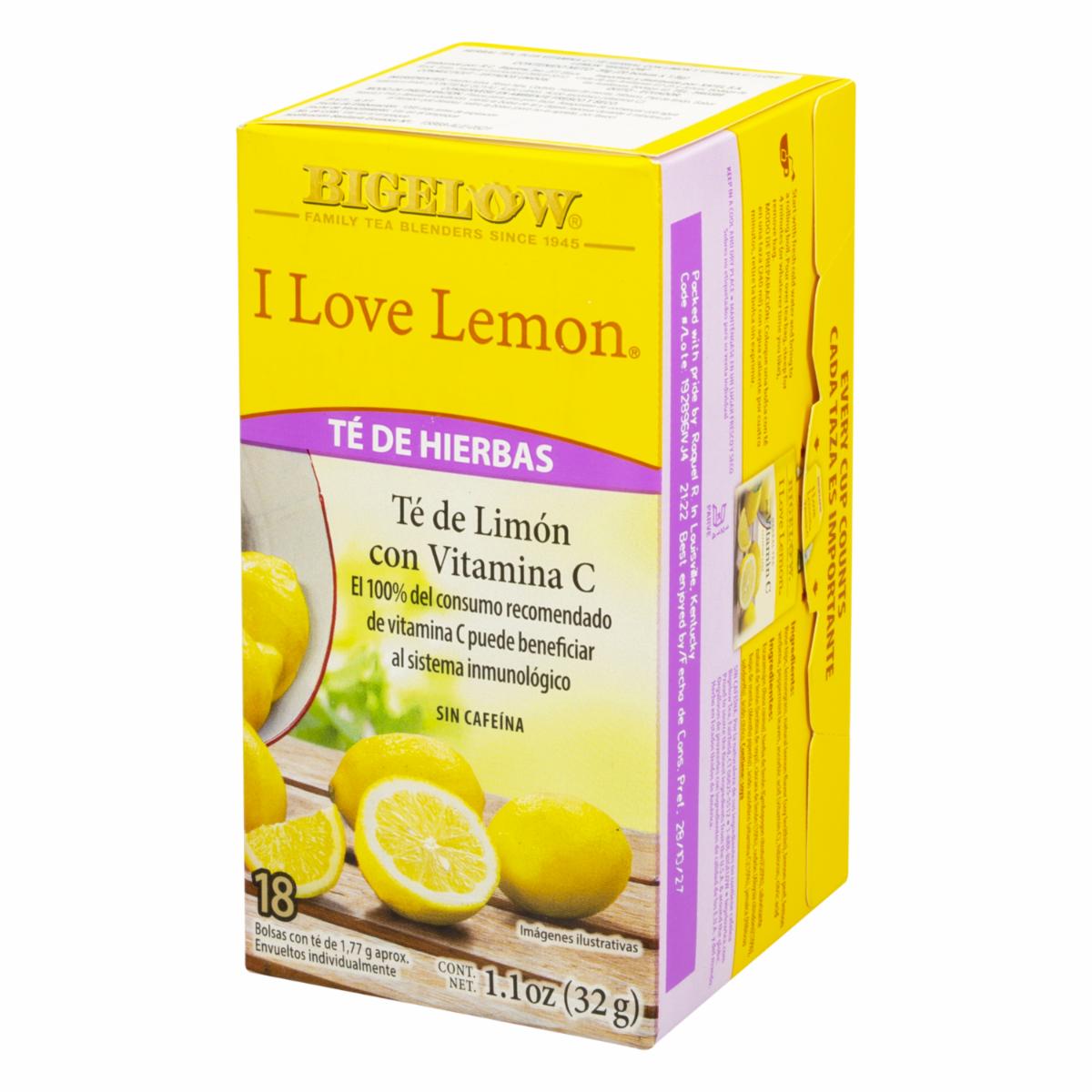 Té Con Limón Y Vitamina C BIGELOW 36 G