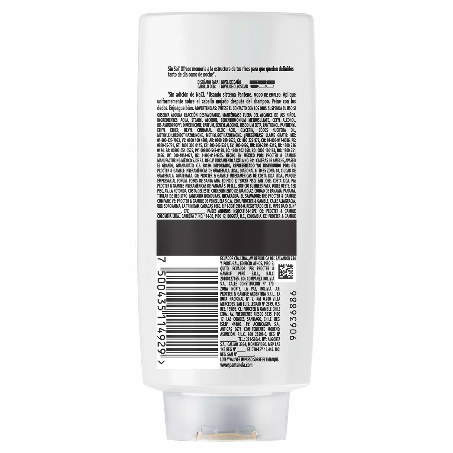 Acondicionador De Cabello Rizos Definidos PANTENE 700 Ml