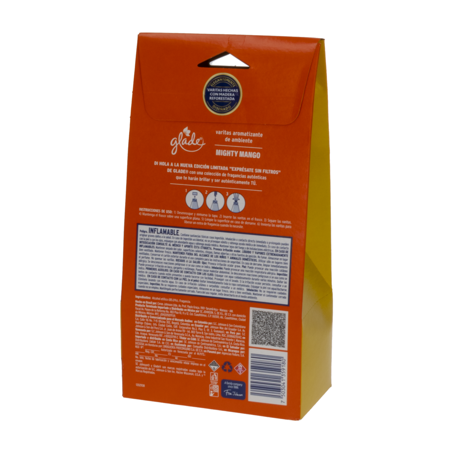 Varitas Ambientales Aroma Mango GLADE 100 Ml