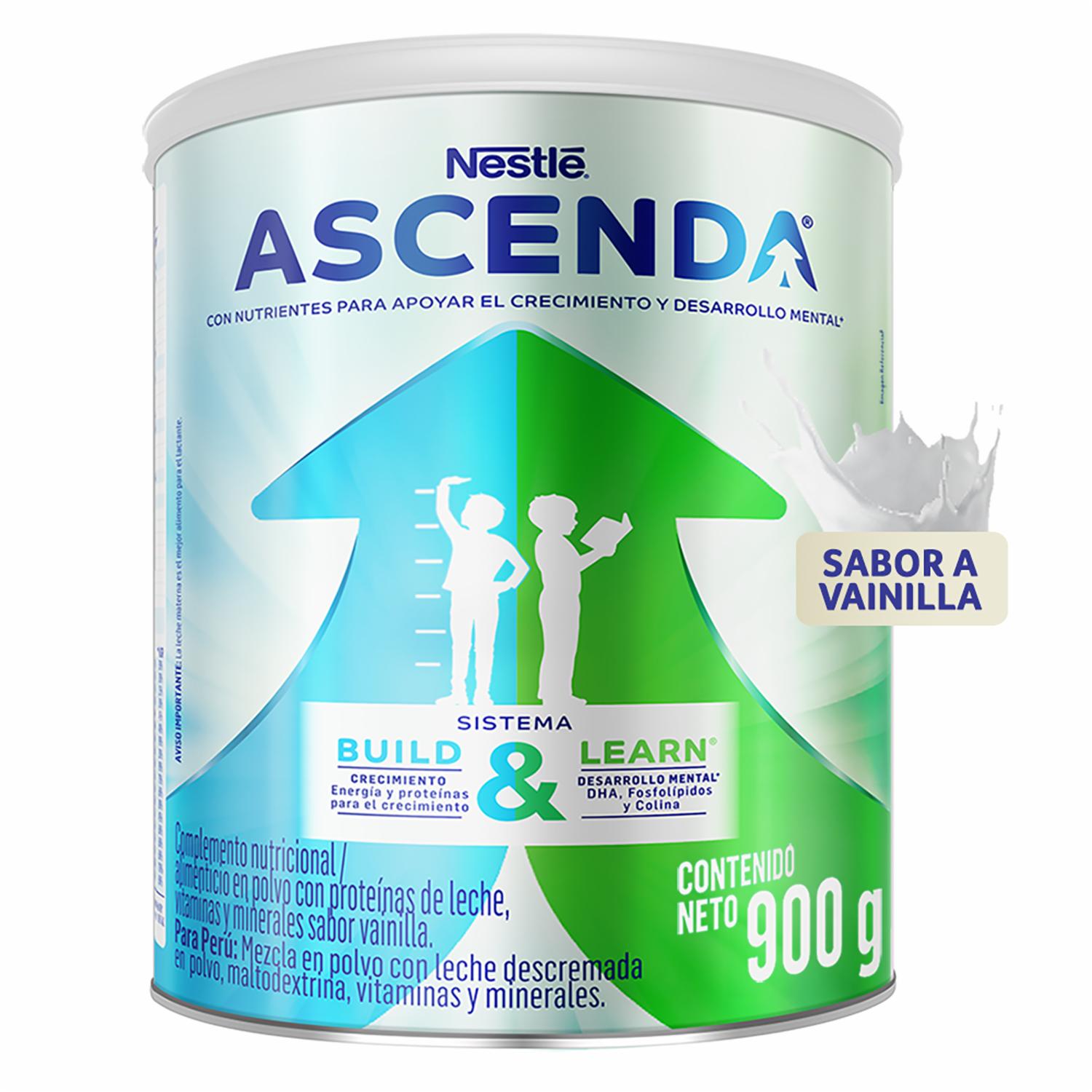 Suplemento Nutricional En Polvo Con Proteínas Vitaminas Y Minerales En Polvo ASCENDA 900 G