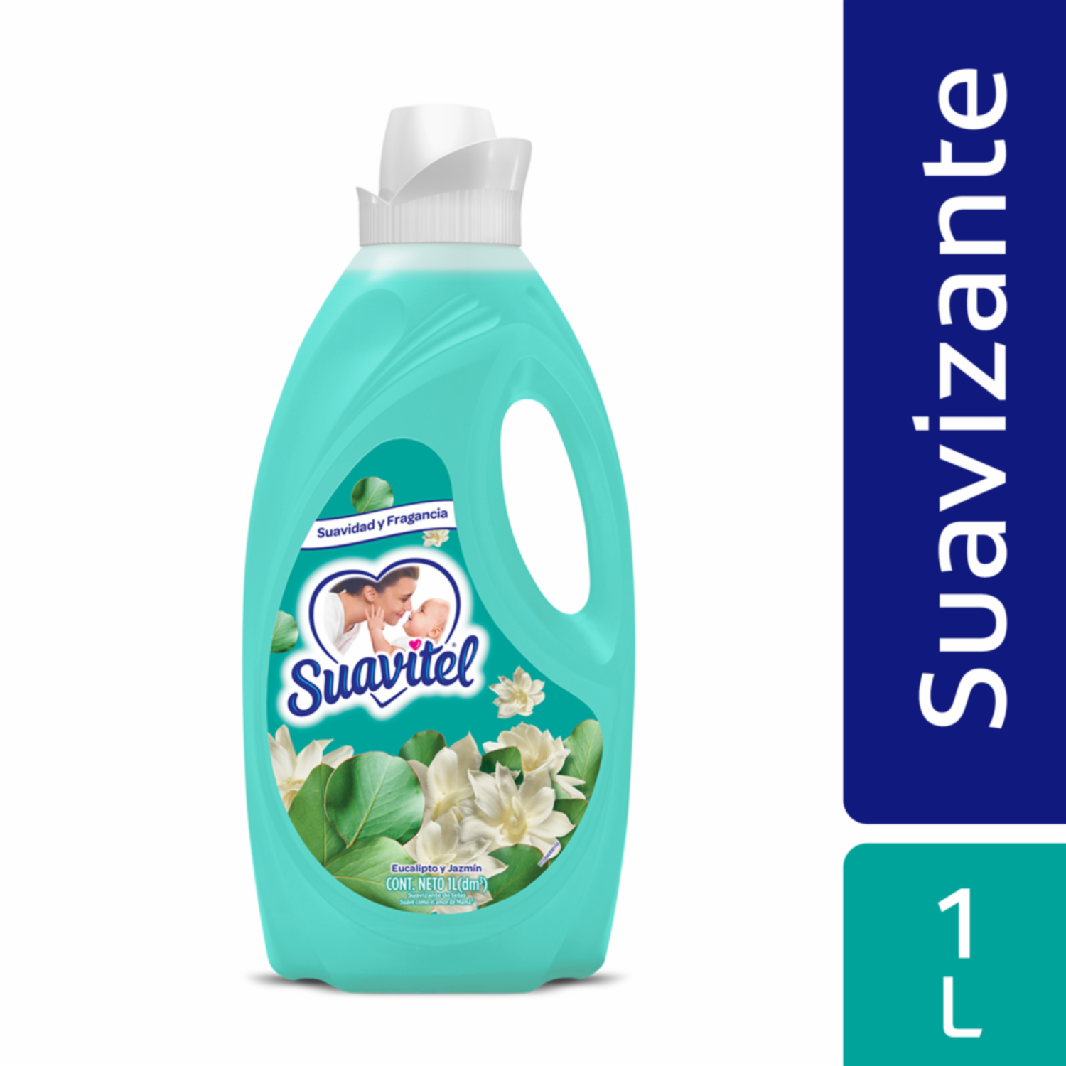 Suavizante De Ropa Fragancia A Eucalipto Y Jazmín SUAVITEL 1 Litros