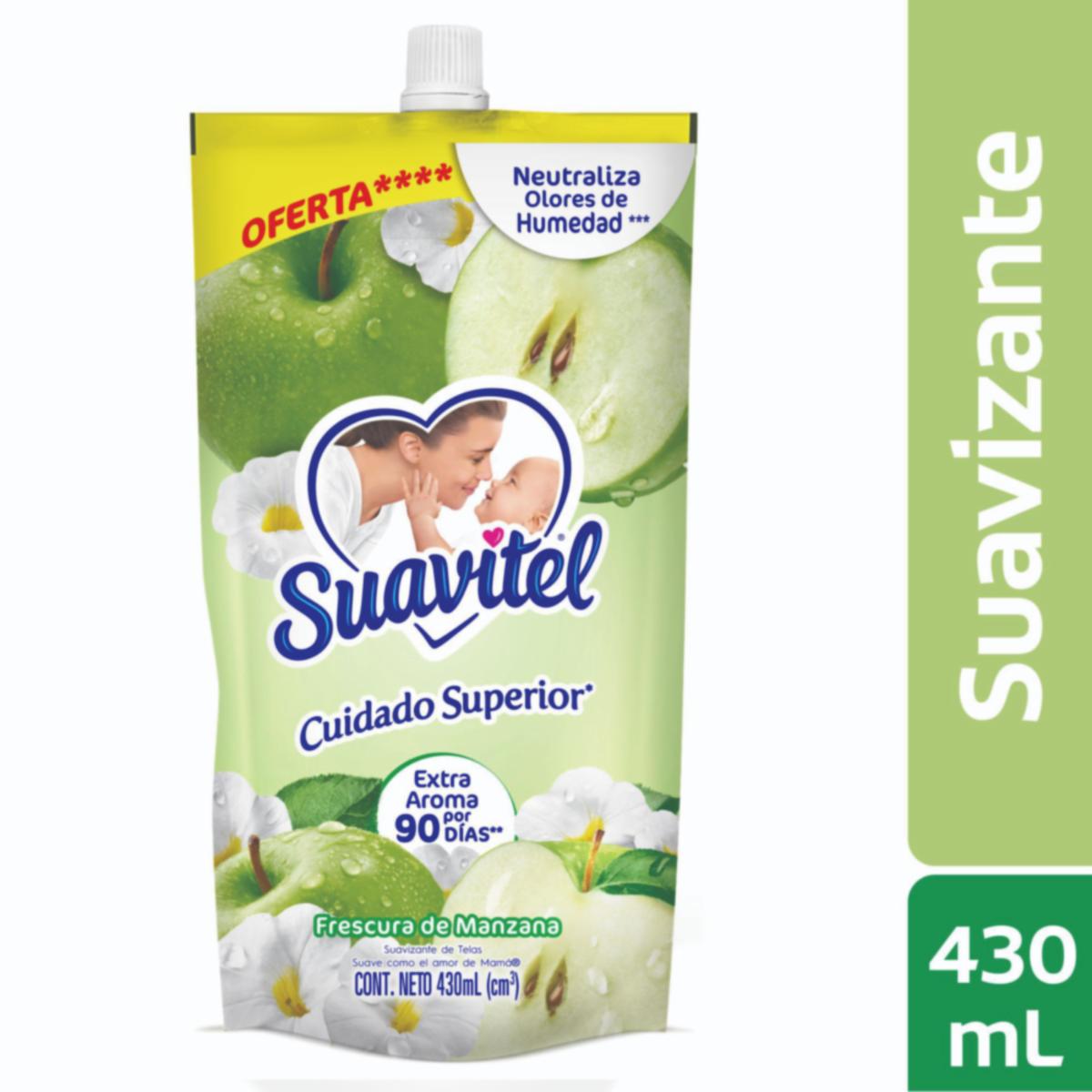 Suavizante De Ropa Frescura De Manzana SUAVITEL 430 Ml
