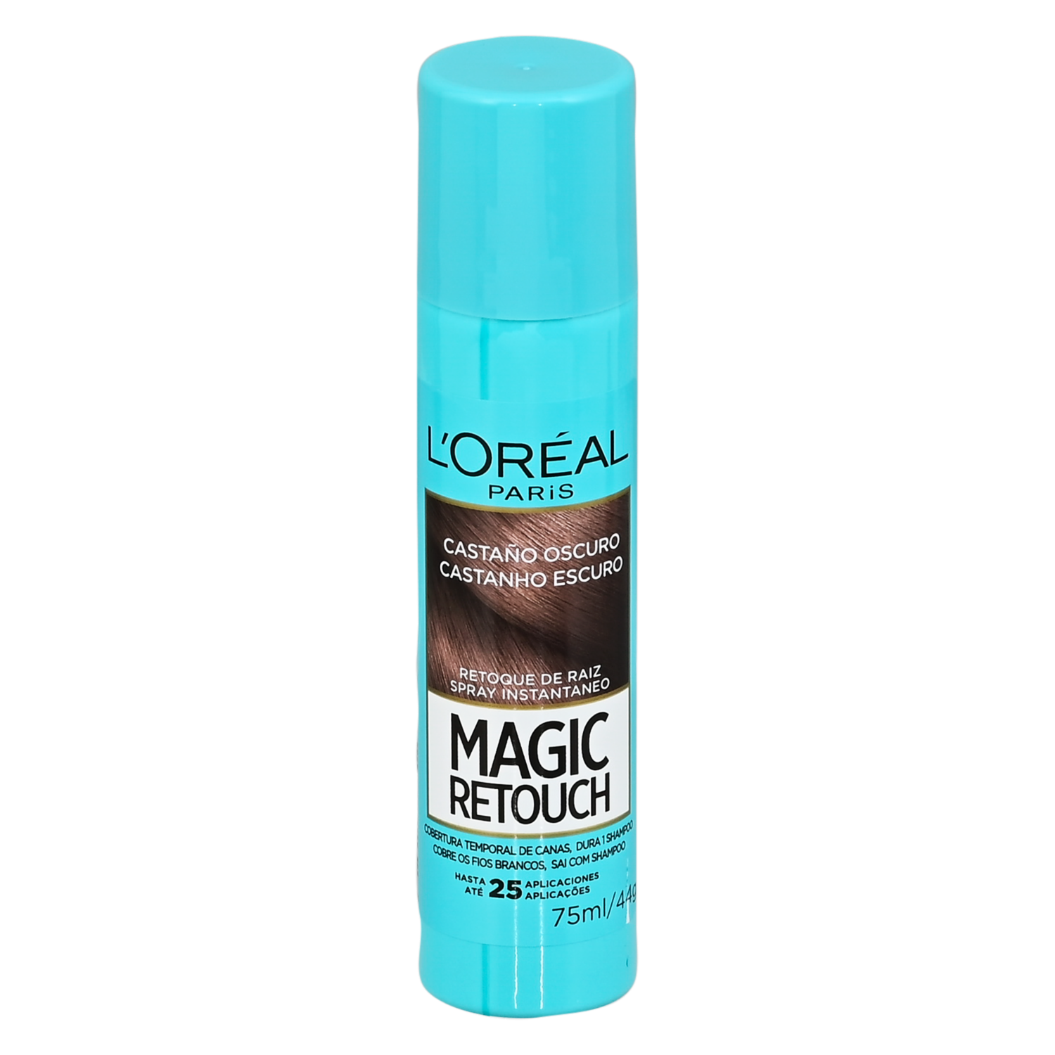 Retoque De Raíz Instantáneo Magic Retouch Castaño Oscuro L’ORÉAL Spray 75 Ml
