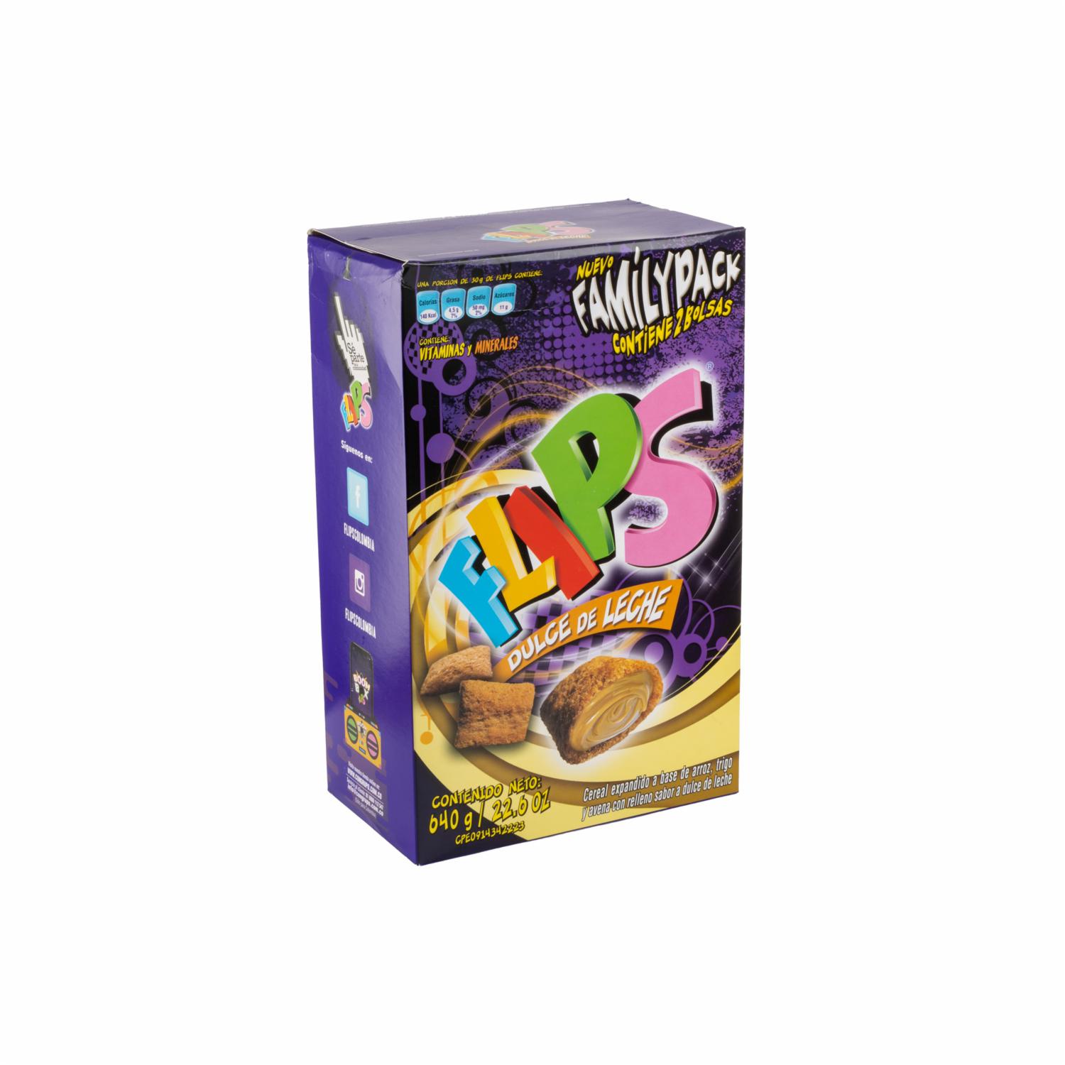 Cereal Sabor A Dulce De Leche FLIPS 640 g