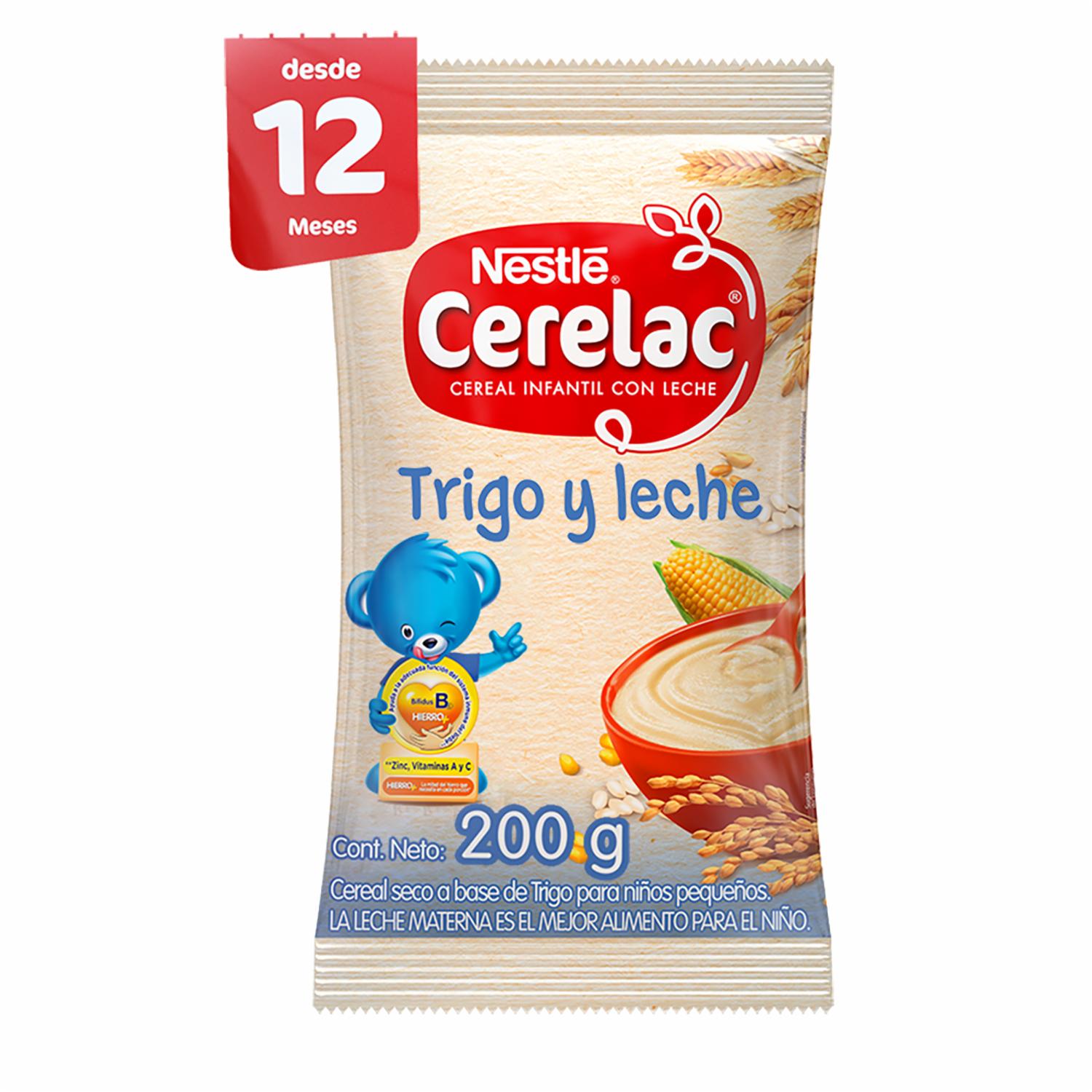 Cereal Infantil Con Trigo Y Leche Y Probióticos Bífidus Bl +12 Meses CERELAC 200 G