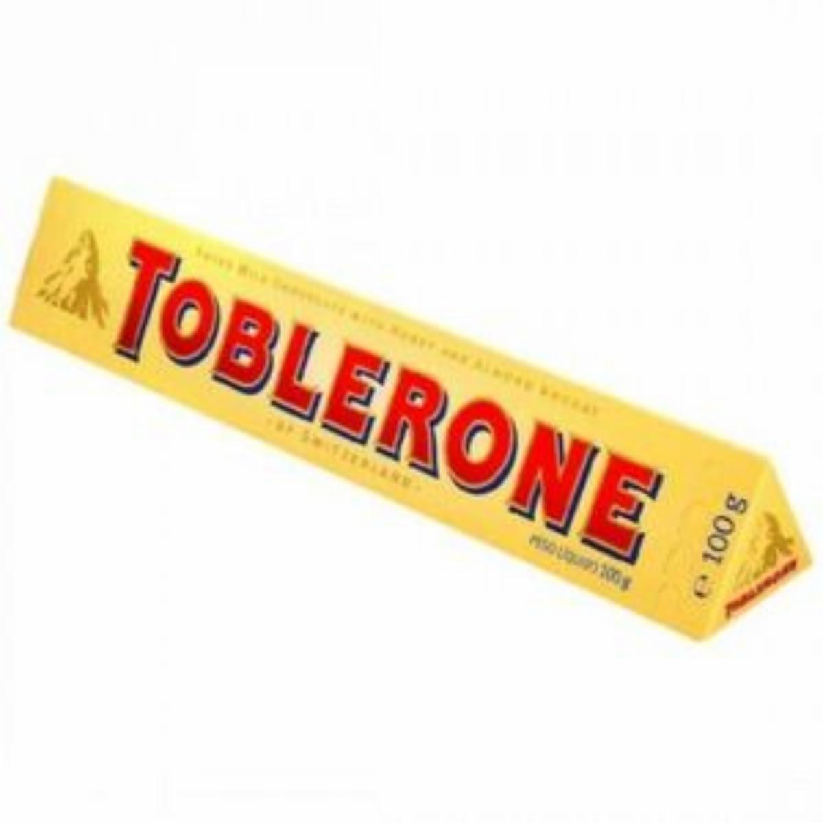 Chocolate Con Leche Miel Y Nougat Almendra TOBLERONE 100 G