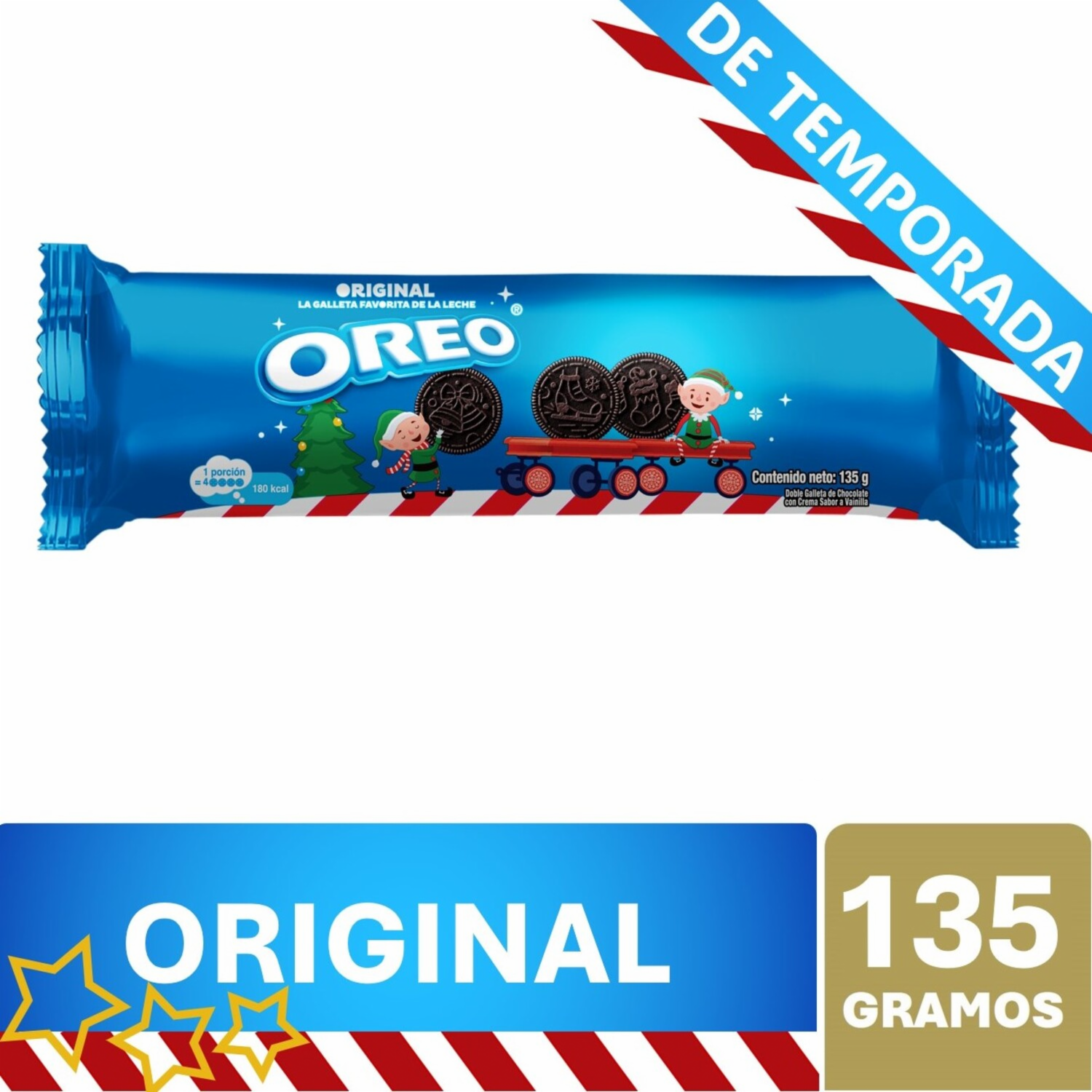 Galletas Dulces Sabor Original OREO 135 G
