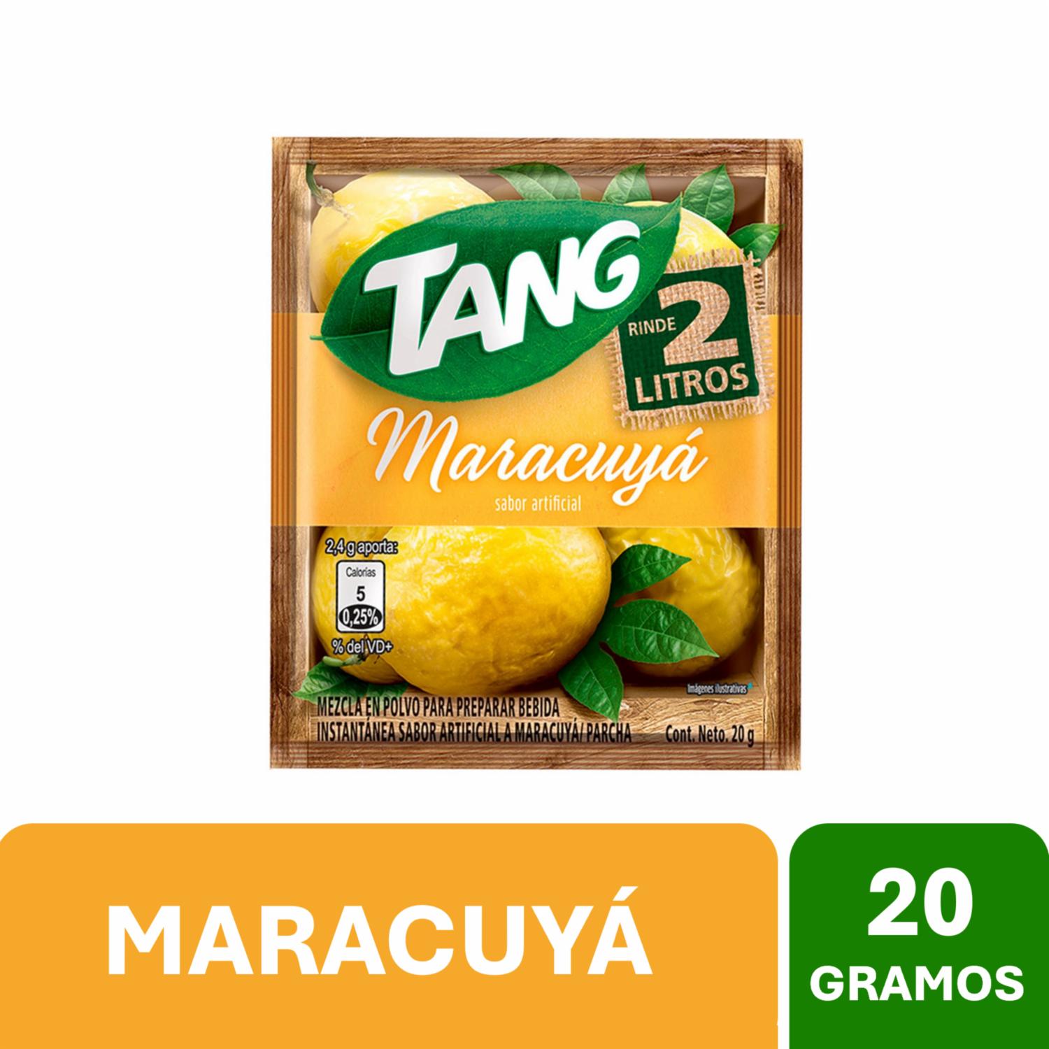 Bebida En Polvo Sabor A Maracuyá TANG 20 G