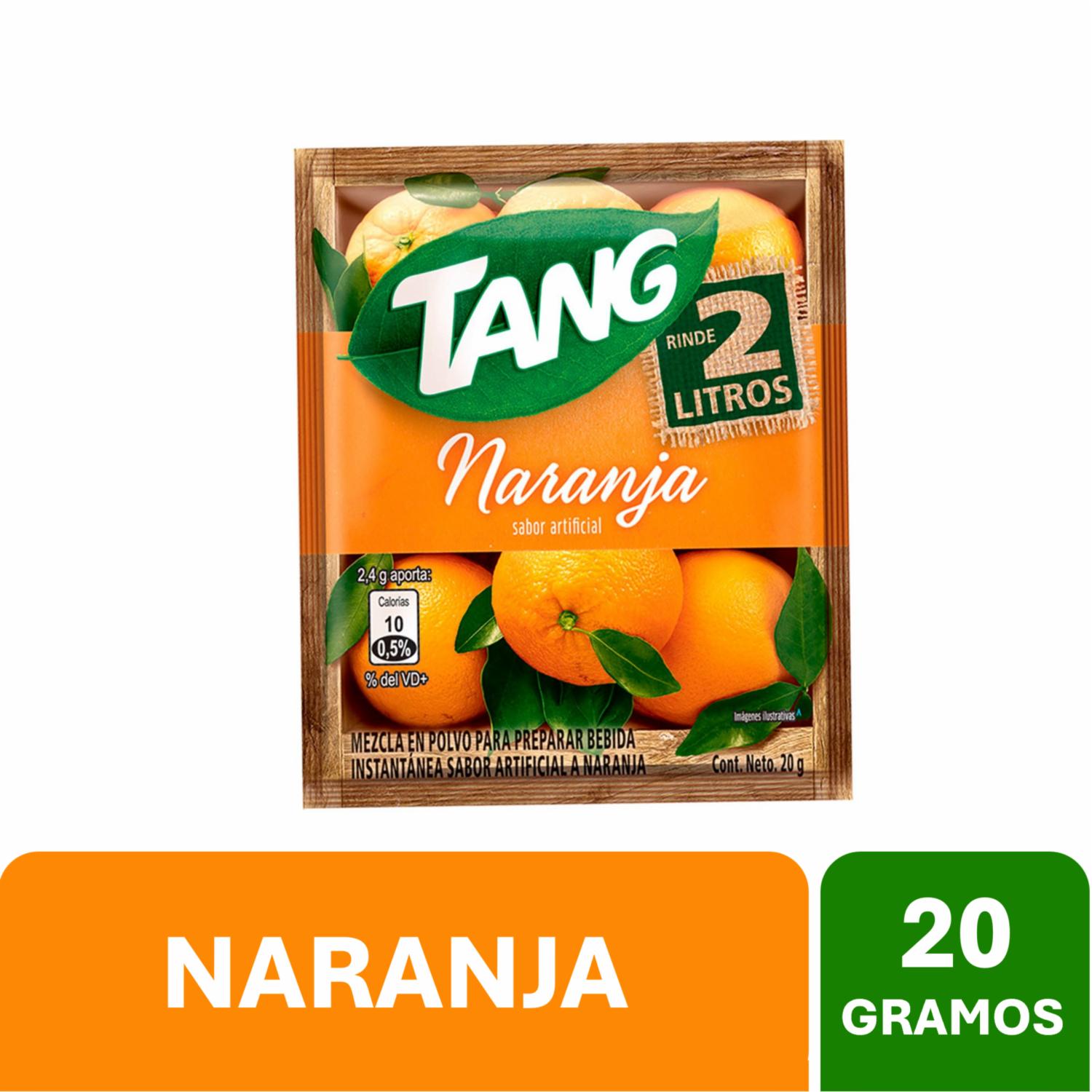 Bebida En Polvo Sabor A Naranja TANG 20 G