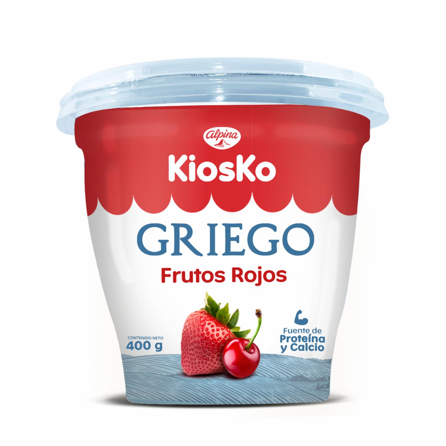 Yogurt Griego Frutos Rojos KIOSKO 400 G