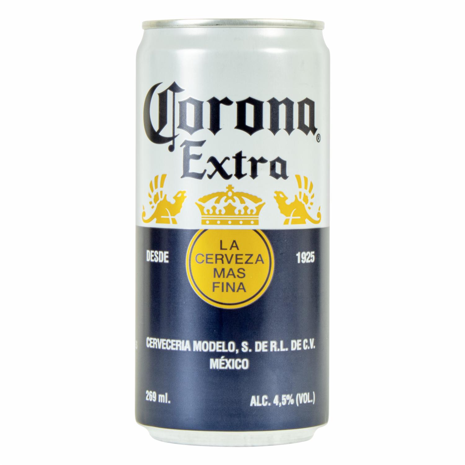 Cerveza Importada En Lata Corona 6 X 269 Ml