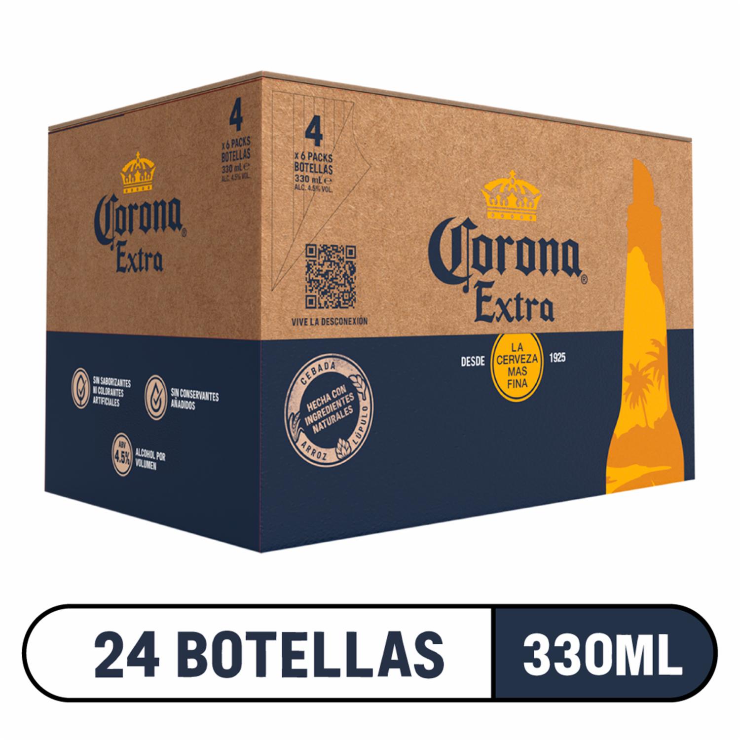 Cerveza Importada Corona 24x330 Ml
