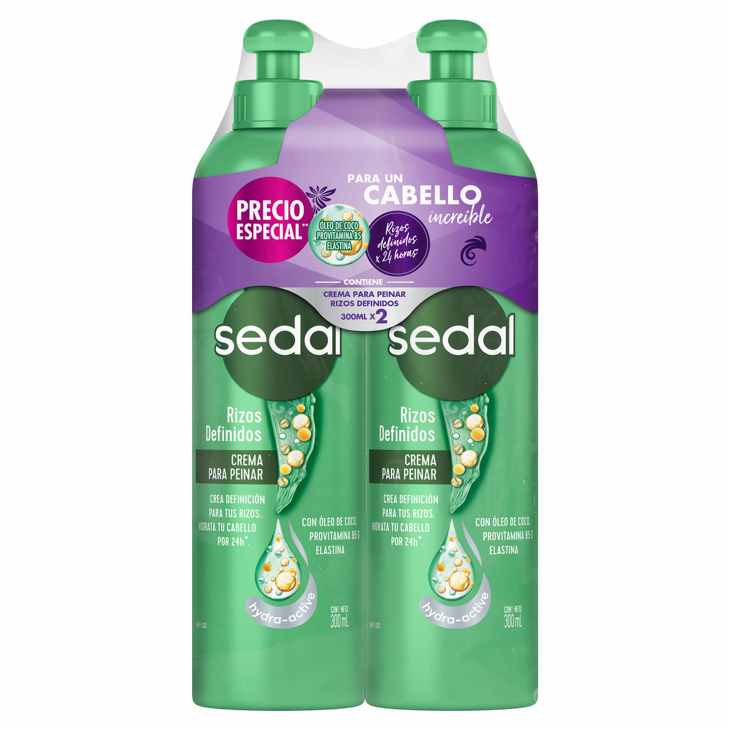 Crema Para Peinar Rizos Obedientes SEDAL 300 Ml