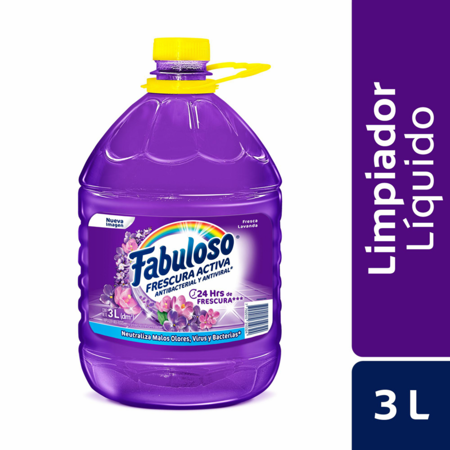 Limpiador Desinfectante Antibacterial  Lavanda FABULOSO 3000 Ml