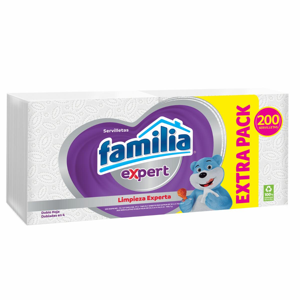 Servilletas Expert FAMILIA X 200 Uds