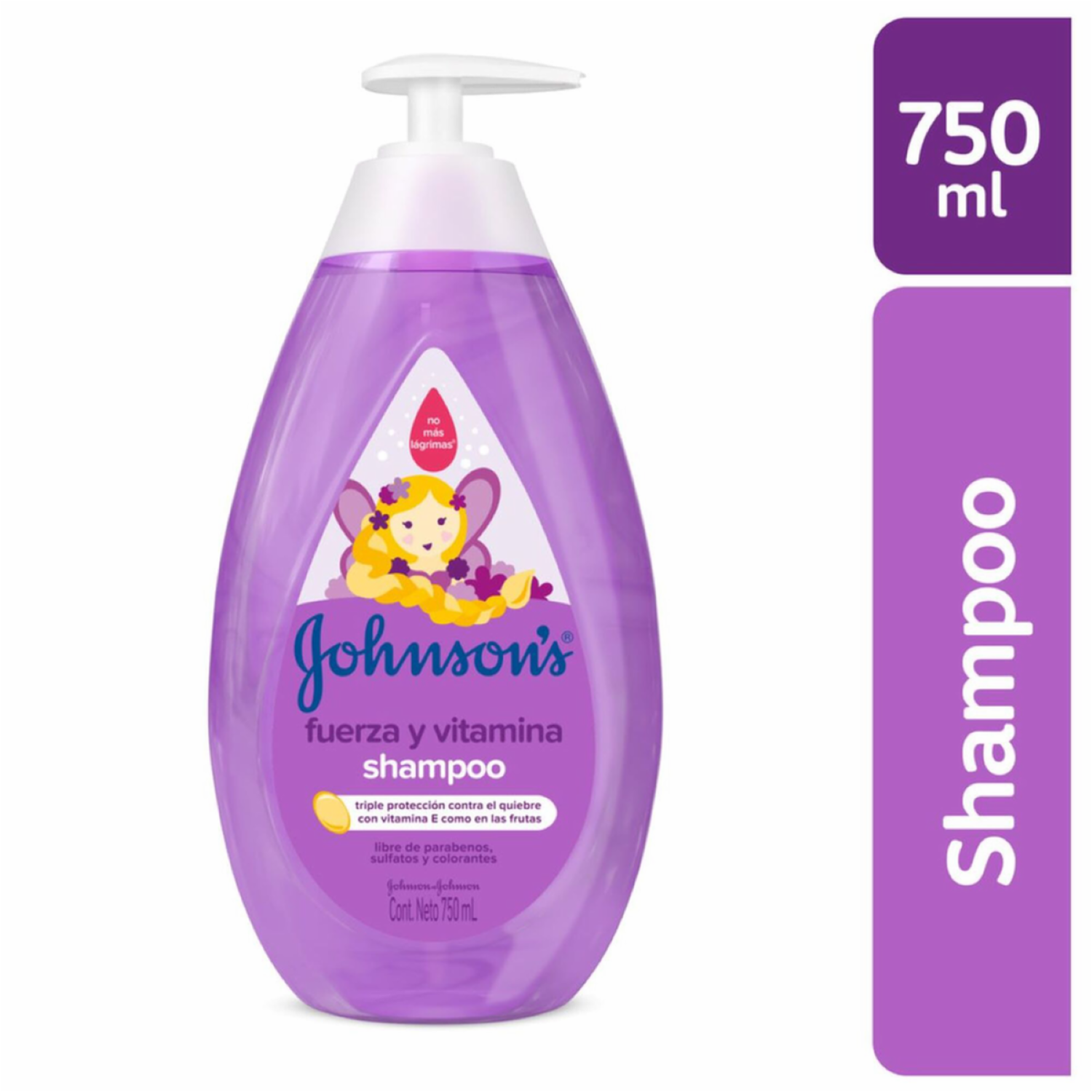 Shampoo Bebé Fuerza Y Vitamina JOHNSON’S 750 Ml