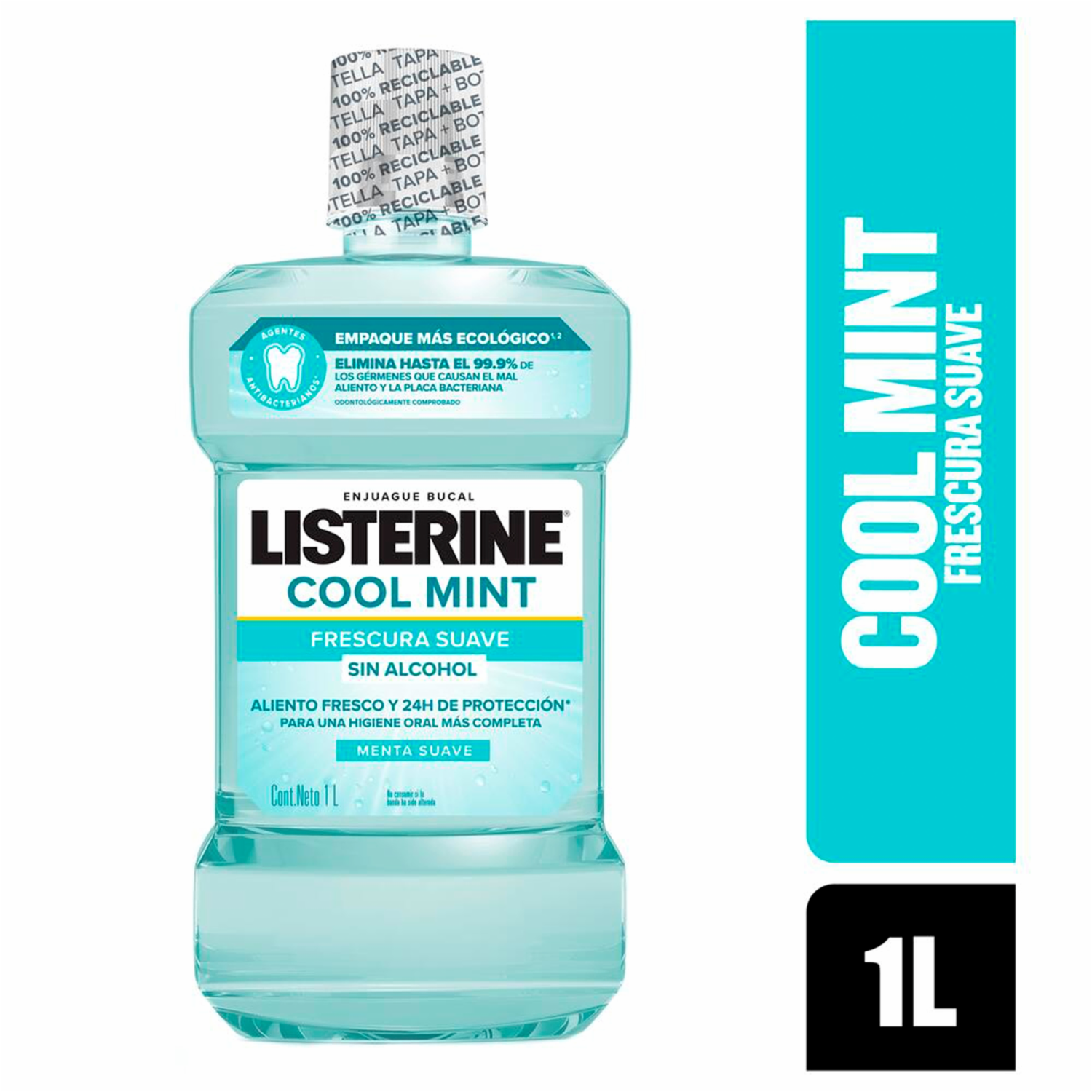 Enjuague  Bucal Cool Mint Zero LISTERINE 1000 Ml