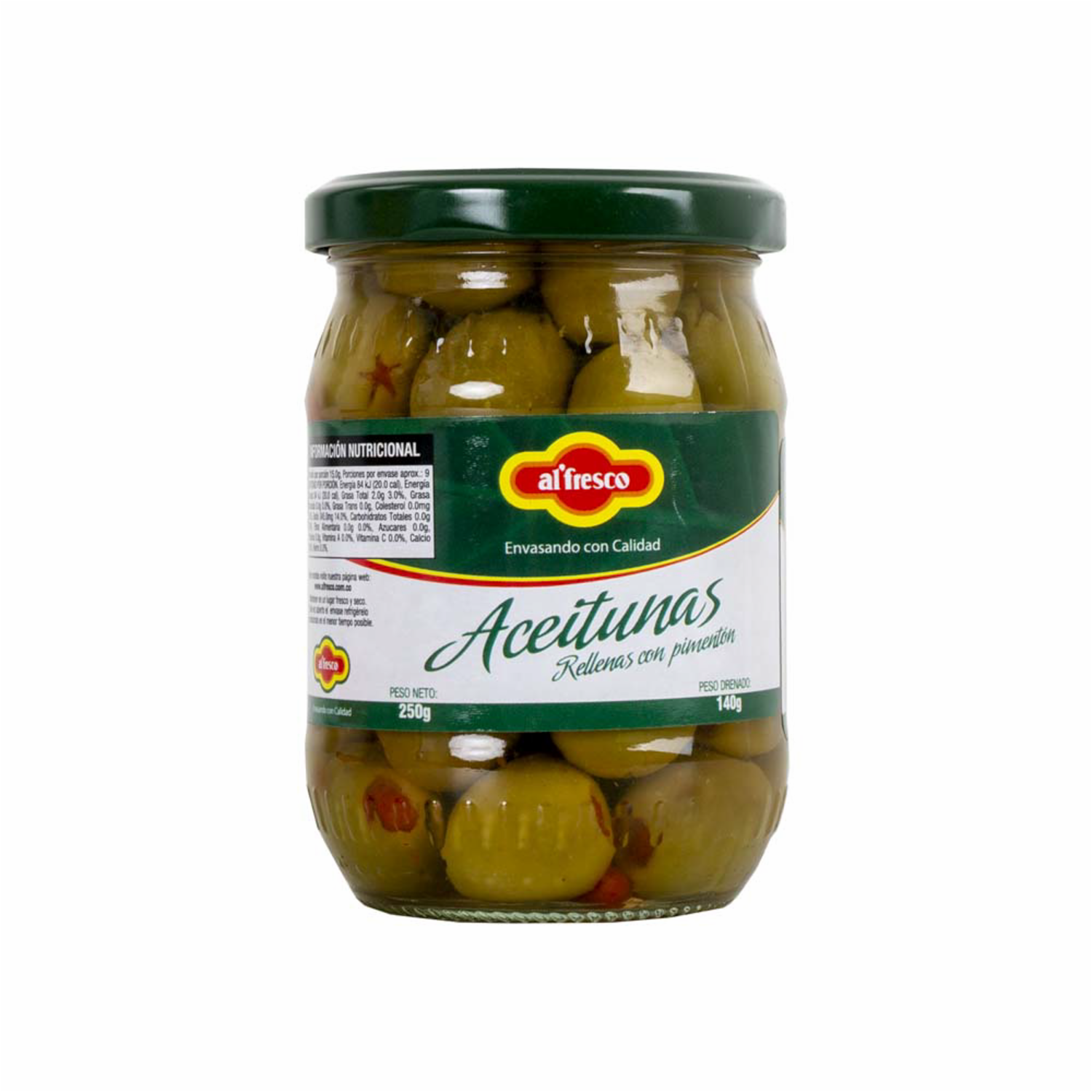 Aceitunas Rellenas AL’FRESCO 250 g