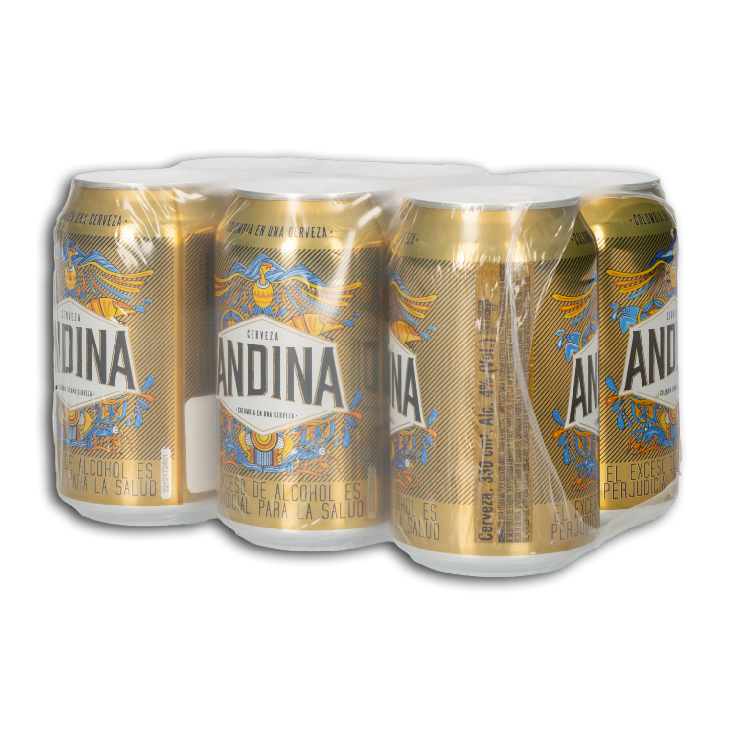 Cerveza En Lata ANDINA 6 X330 Ml