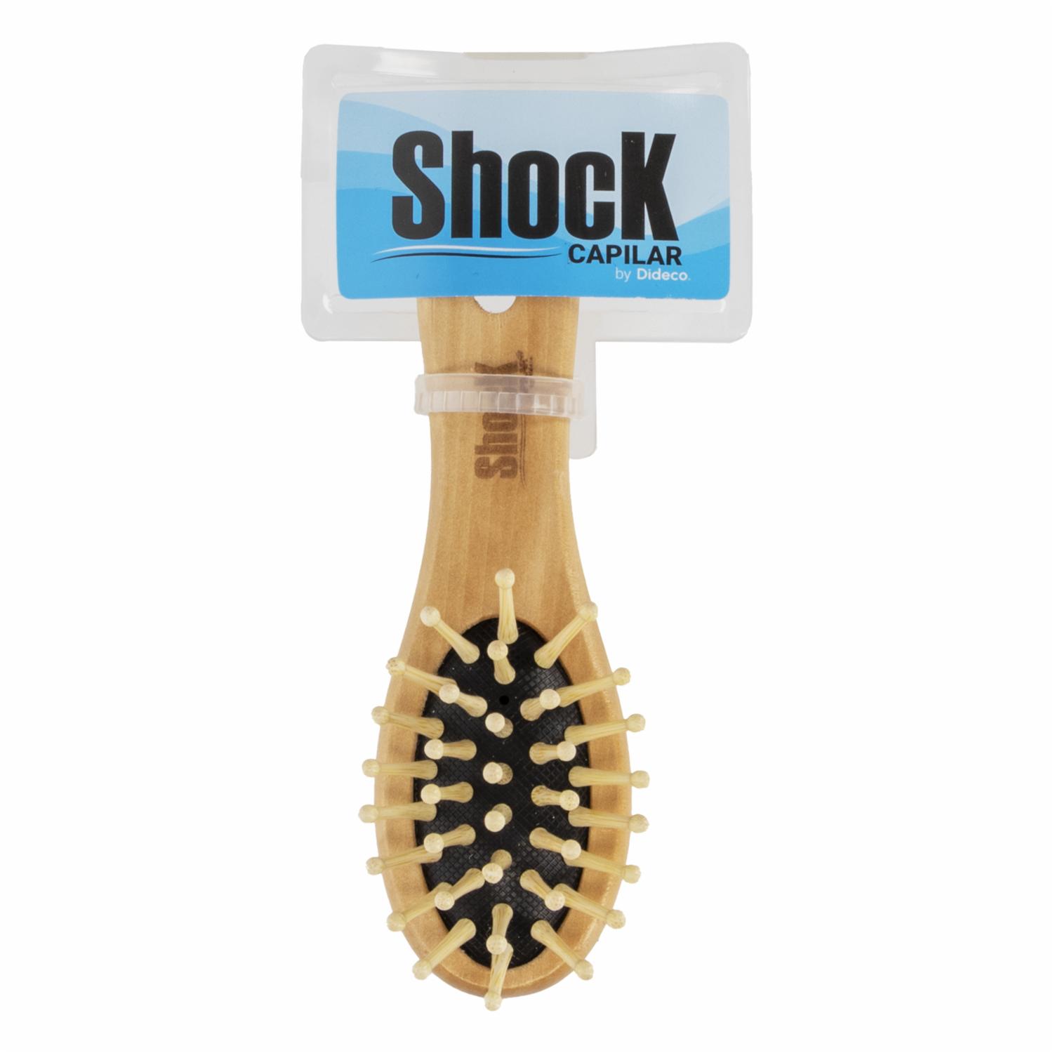 Cepillo De Cabello Madera Mini Cojín SHOCK Unidad