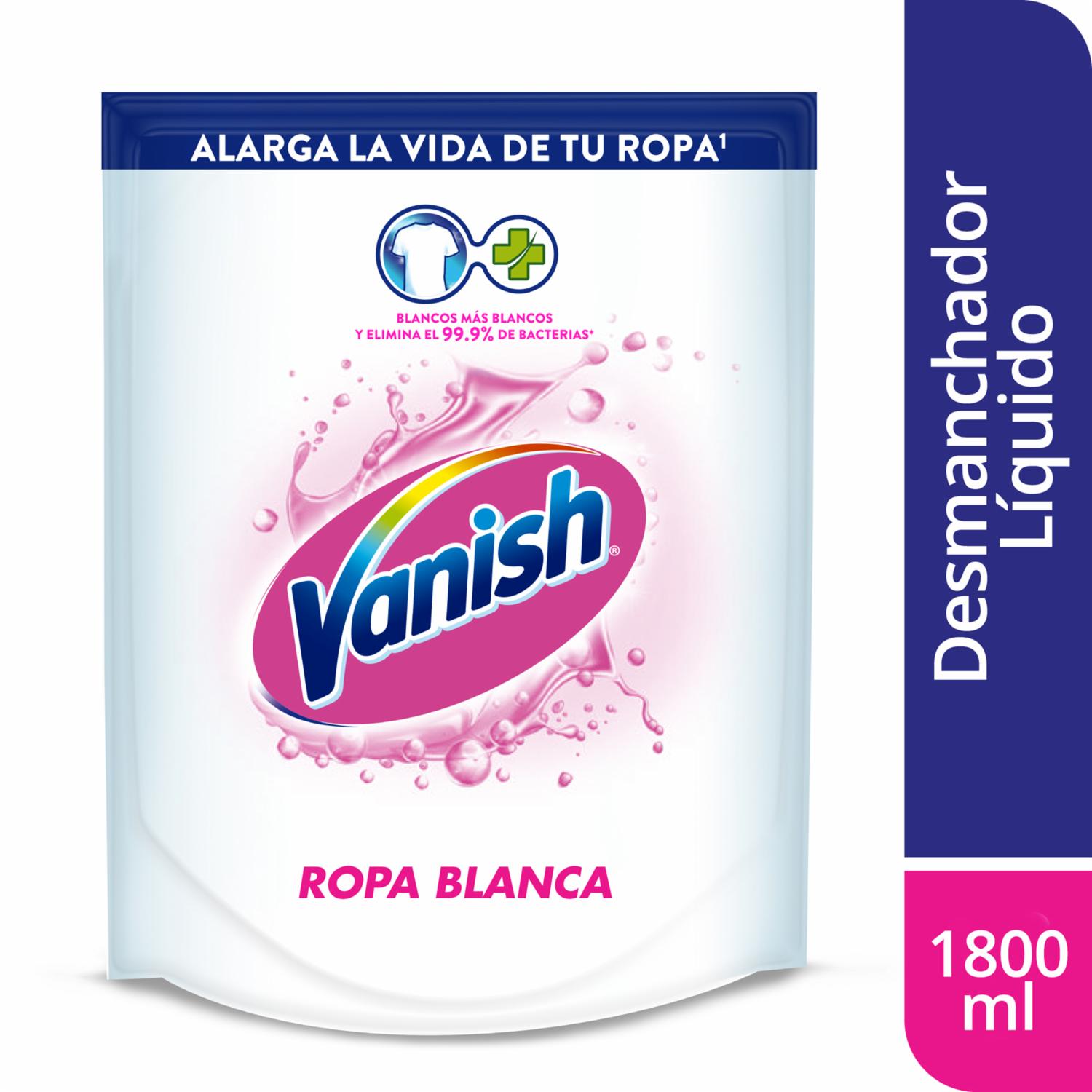 Quitamanchas En Gel Blanco Total Multiusos VANISH 1800 Ml