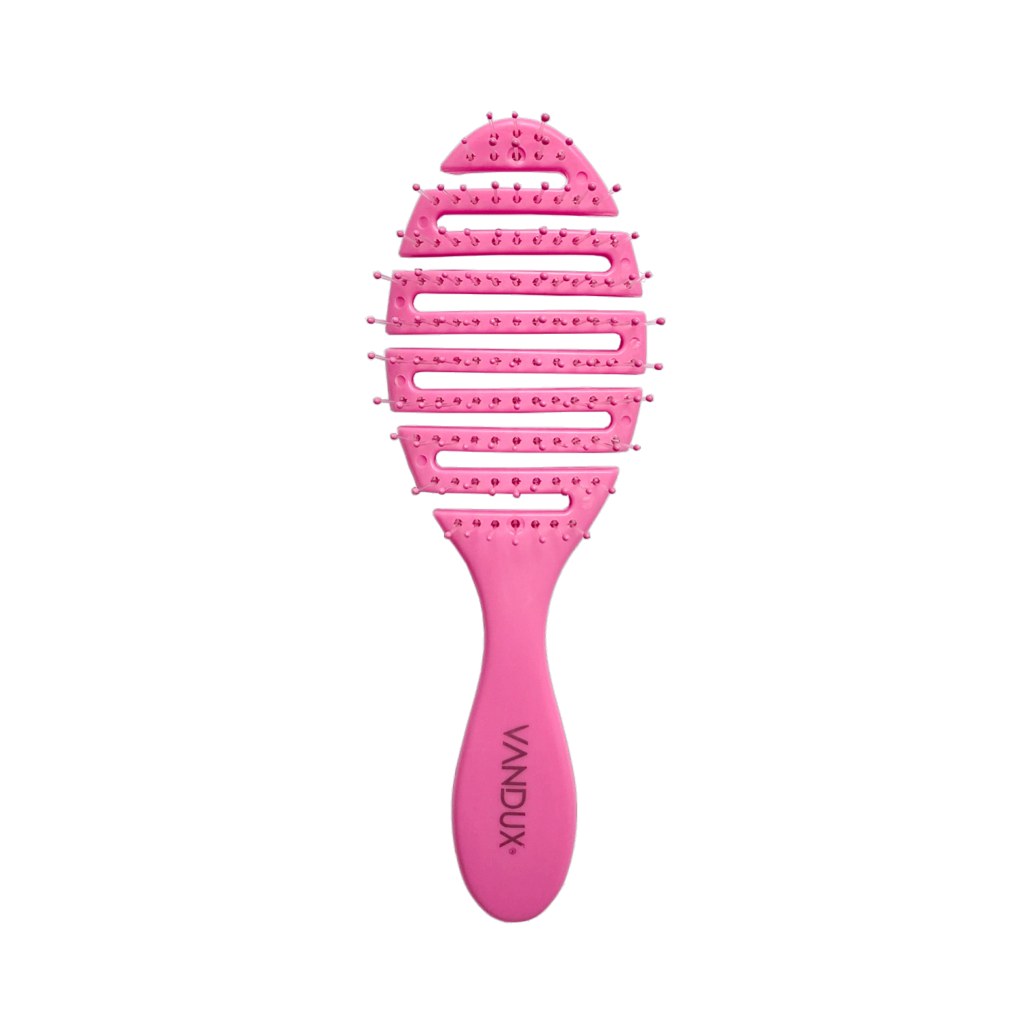 Cepillo De Cabello Plástico Bend Ovalado Mini VANDUX Pequeño