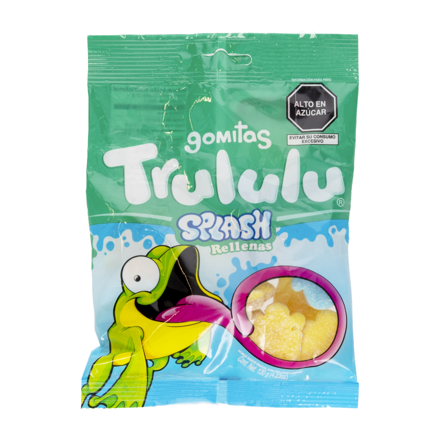 Gomitas Splash Rellenas TRULULU 120 G