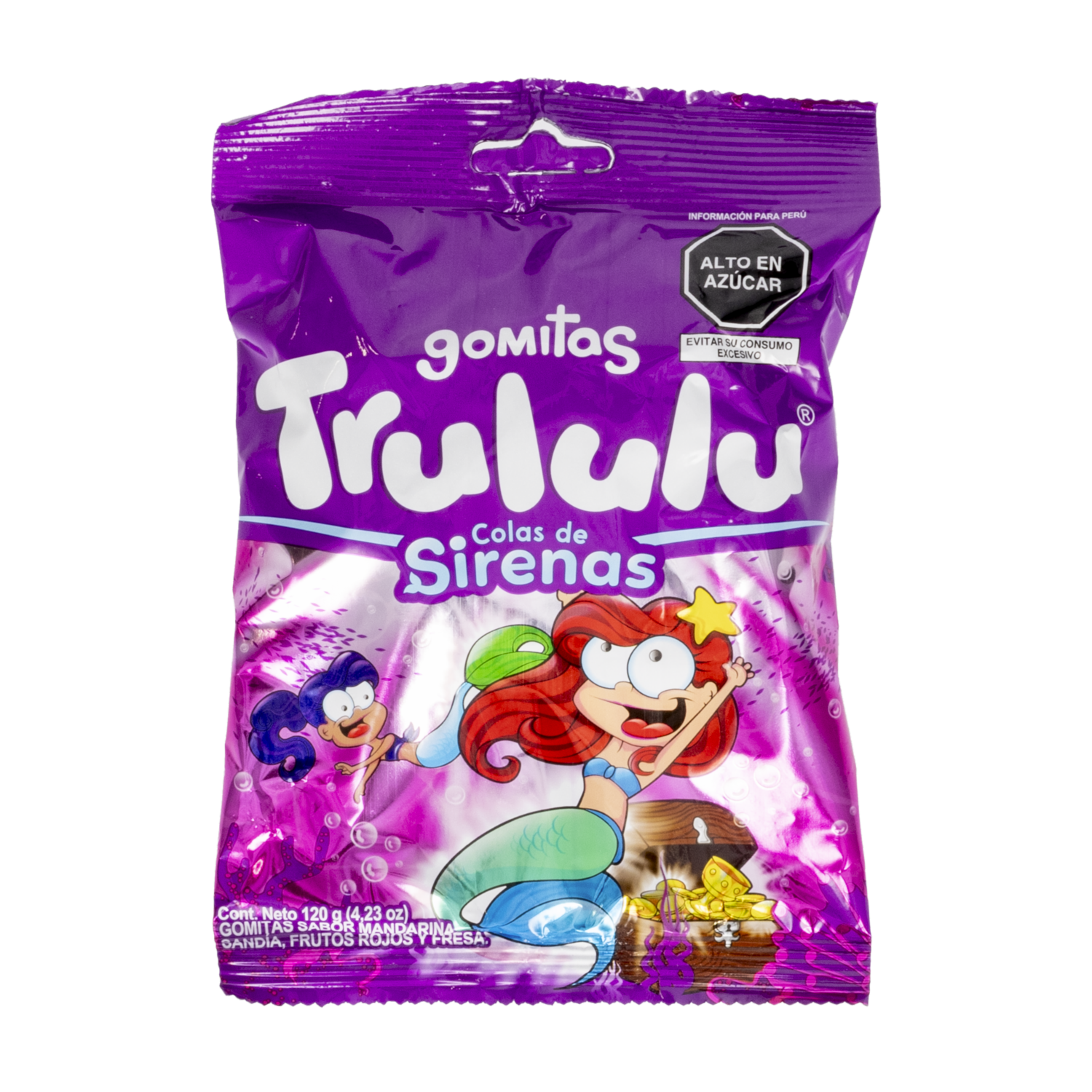 Gomitas Sirenas Masticables TRULULU 120 G