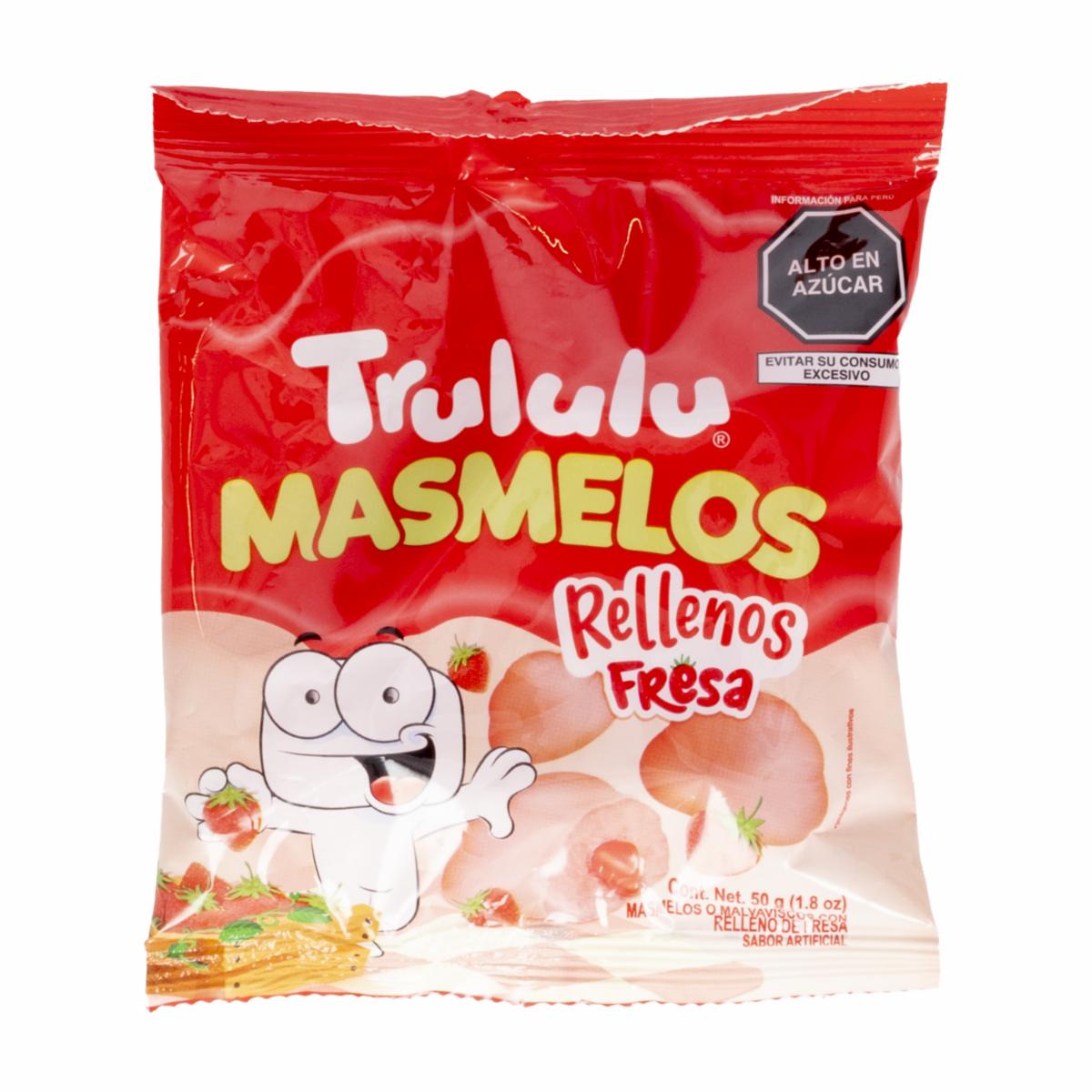 Masmellows Rellenos De Fresa TRULULU 50 G