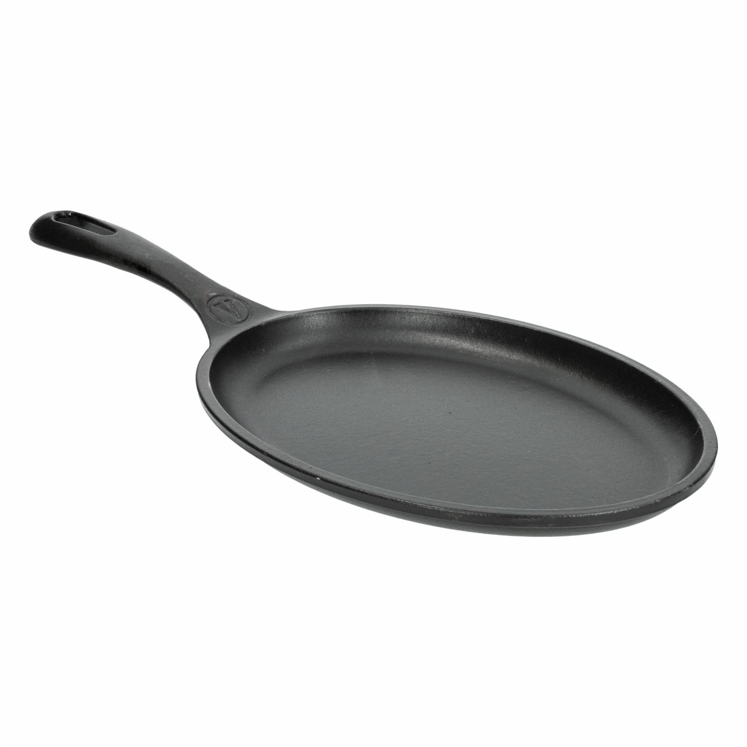 Sartén De Inducción Ovalada – Fajita Esm Negro Mate Victoria VICTORIA 24X17.5 Cm