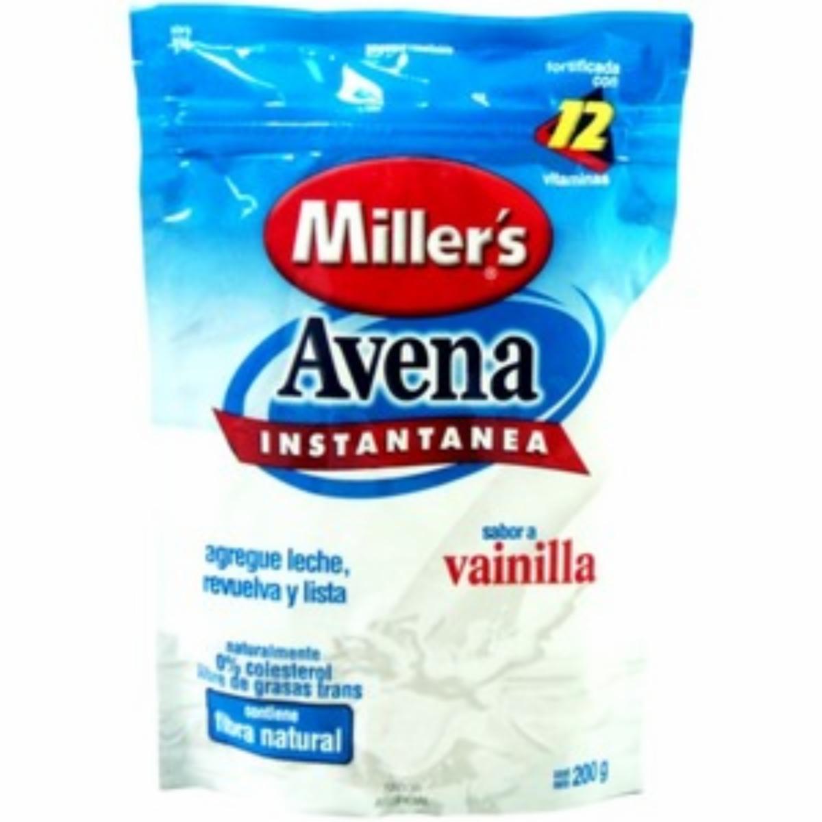 Avena Instantánea Sabor A Vainilla MILLER’S 200 G