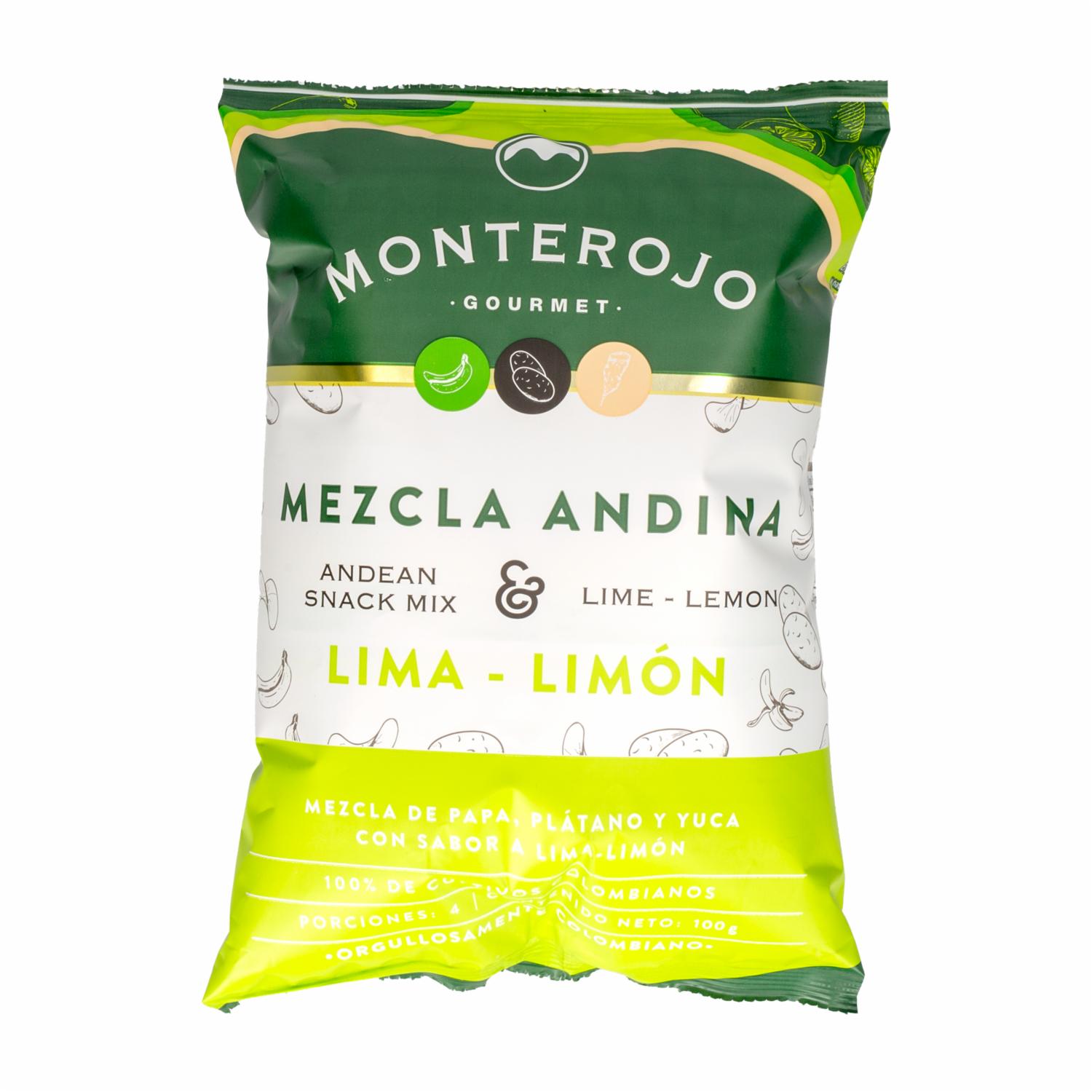 Snacks Limon Snack Mix Sabor A Lima Y Limón MONTE ROJO 100 G - Supermaxi