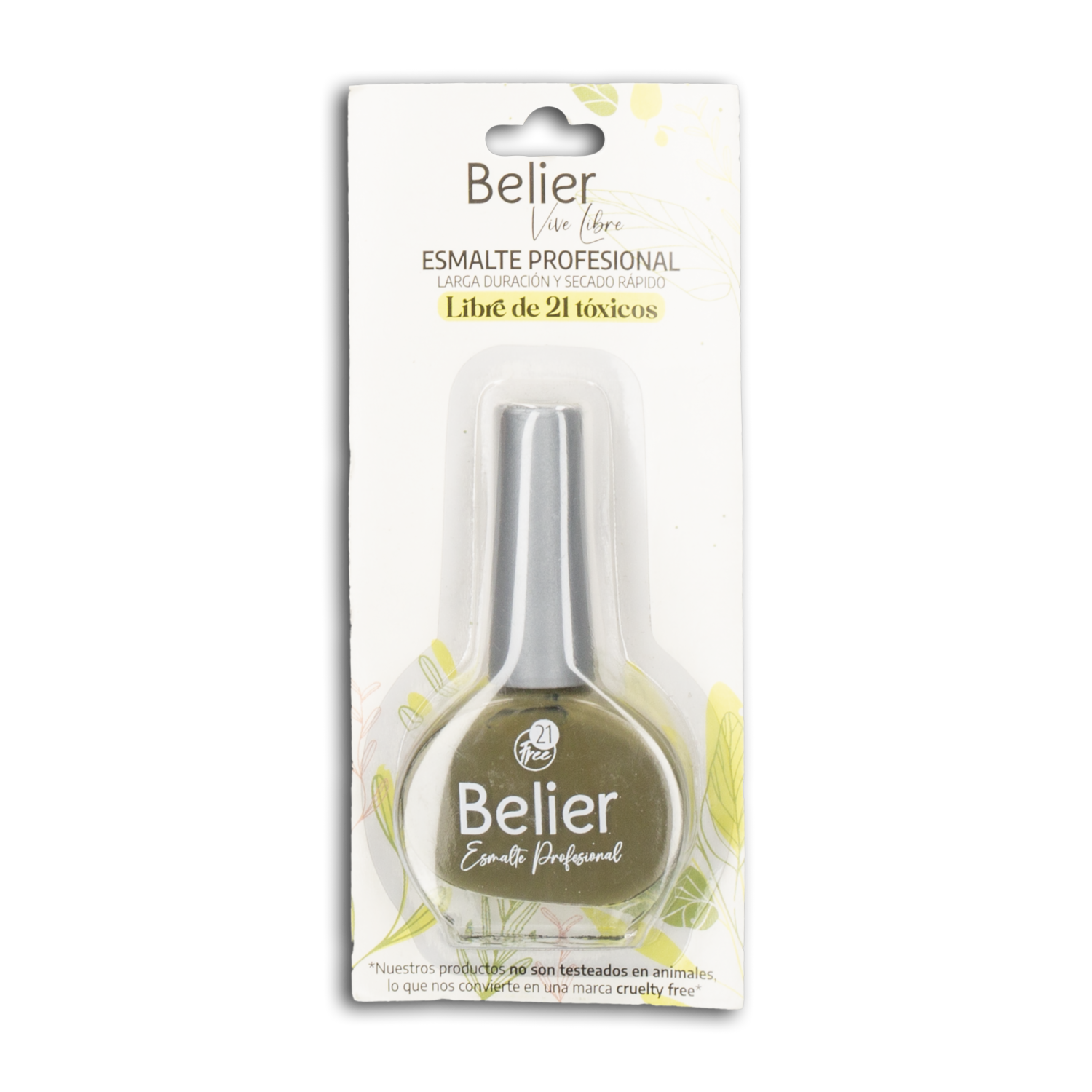 Esmalte De Uñas Oliva Militar BELIER 13 Ml