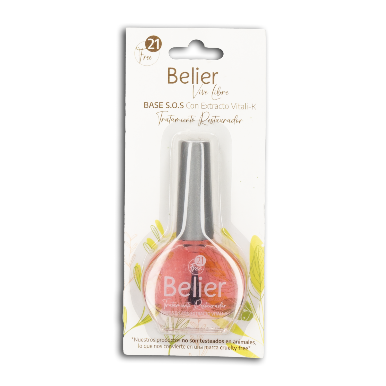Tratamiento De Uñas Base De Keratina Vitali-K Rose BELIER 13 Ml