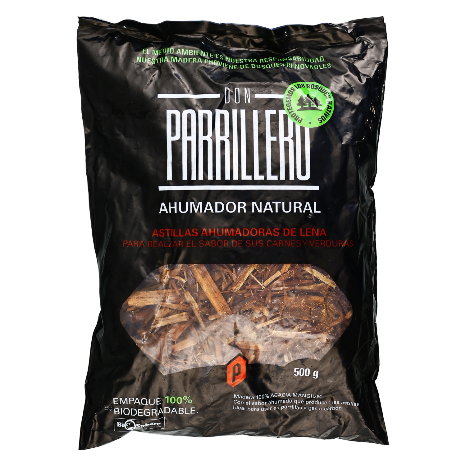 Ahumador En Bolsa DON PARRILLERO 500 G