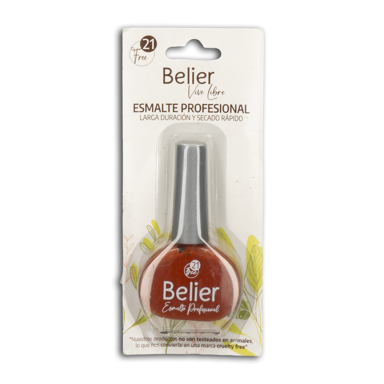 Esmalte De Uñas Rojo Berilo BELIER 13 Ml
