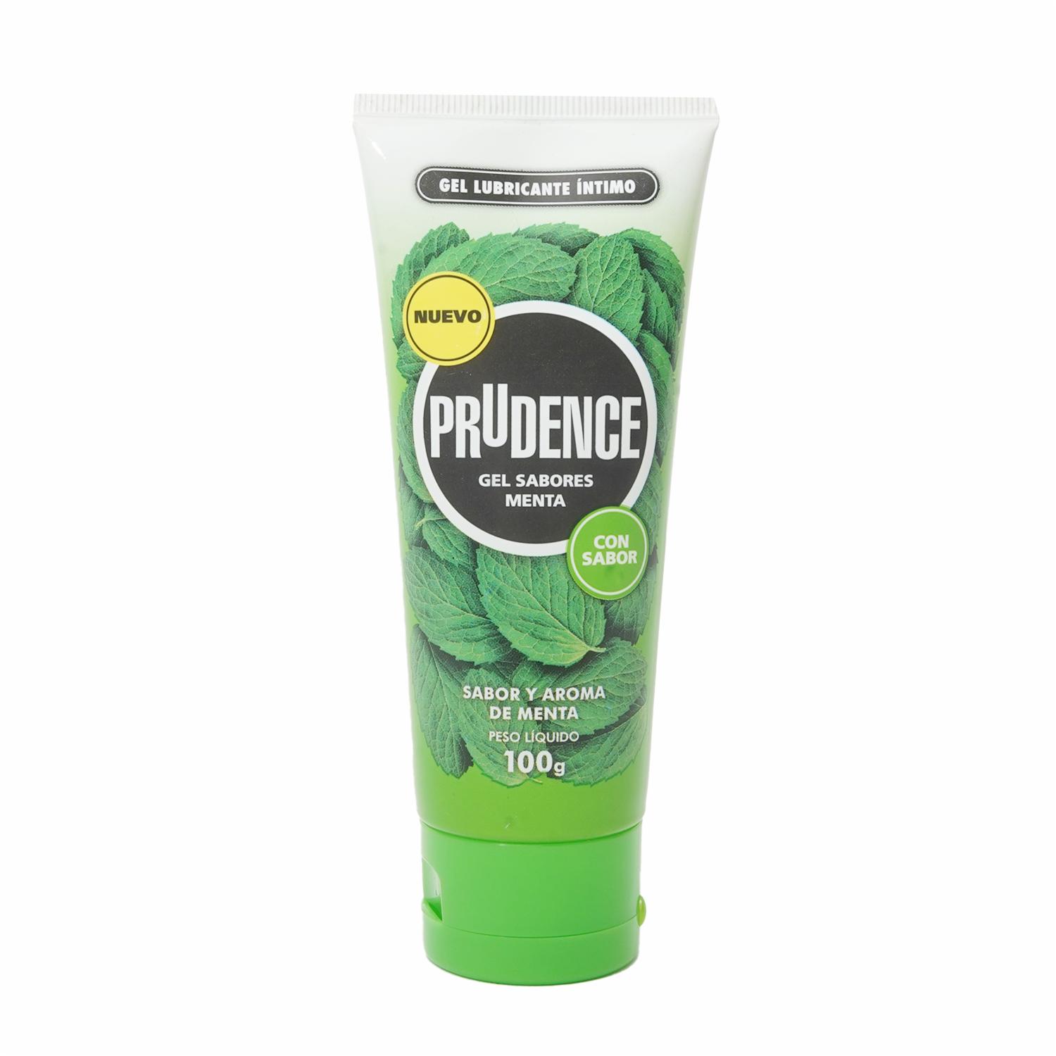 Gel Lubricante Íntimo Sabor Y Aroma De Menta PRUDENCE 100 G